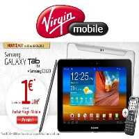 La Samsung Galaxy Tab 10.1 à partir de 1€ chez Virgin Mobile