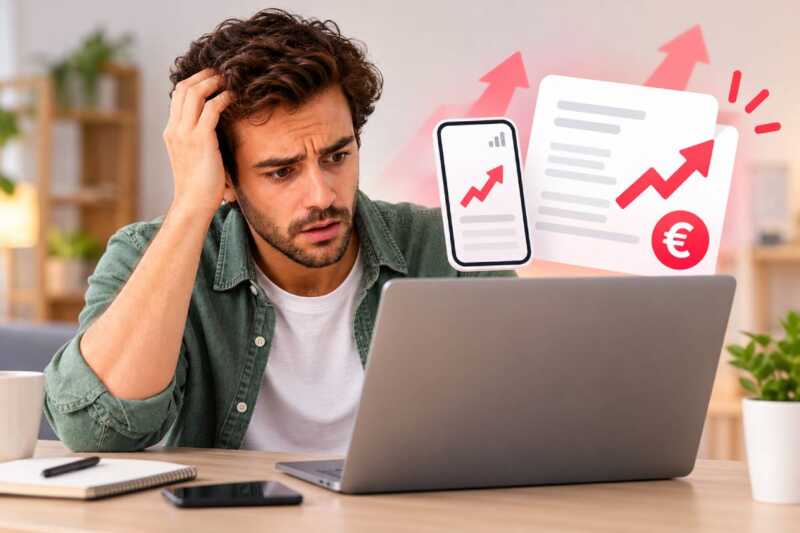 hausse facture fixe et mobile