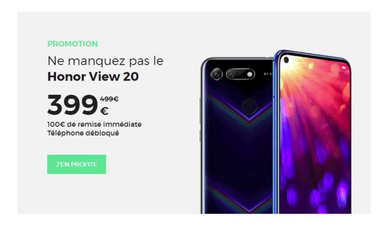 Profiter d’une réduction de 100 ou 200 euros sur le Honor View 20 grâce à RED