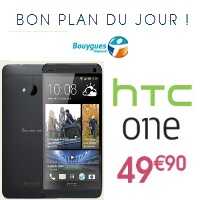 Bon plan du jour Bouygues Telecom : Le HTC One 4G en promotion !