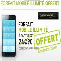 Le forfait mobile illimité de Numericable offert pendant 4 mois