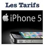 Le Prix de l’iPhone 5 avec un forfait mobile