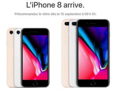 iPhone 8 : les précommandes sont ouvertes, quel est son prix avec un forfait mobile ?