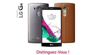 LG G4 : Son prix avec un forfait sans engagement !