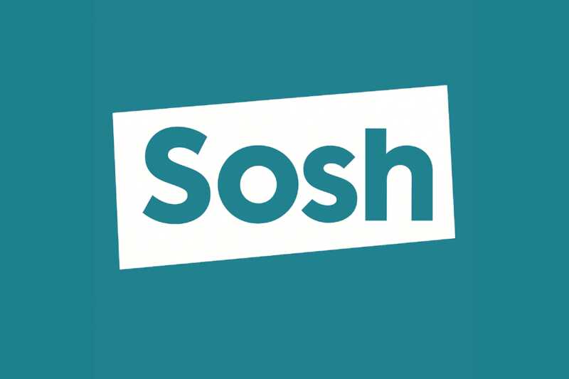 logo sosh fond vert