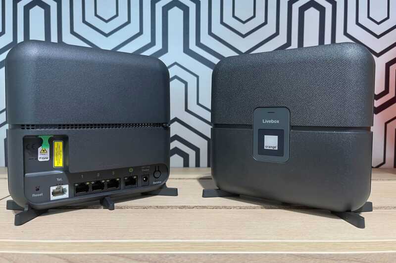 Le modem Livebox proposé par Orange avec son offre internet d'entrée de gamme