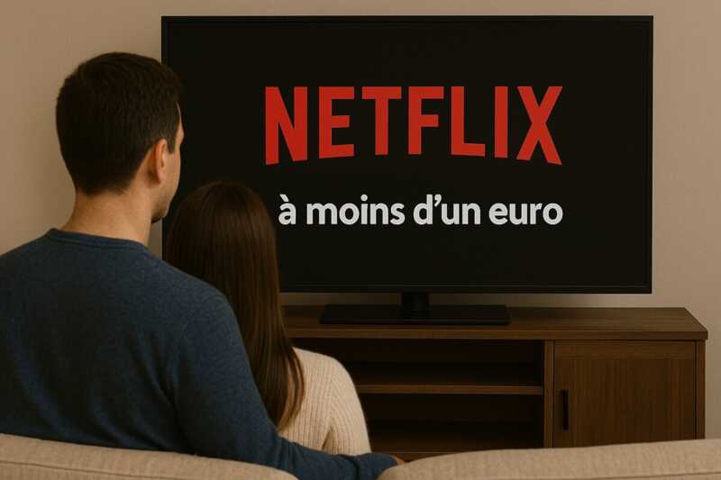 ce bon plan vous permet d'avoir Netflix à moins d'1 euro par mois