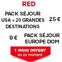 Un mois offert et des nouvelles options internationales avec un forfait Red