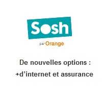 Découvrez les nouvelles options Internet et assurance avec les forfaits mobiles Sosh !