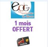 1 mois offert chez NRJ Mobile avec EDCOM