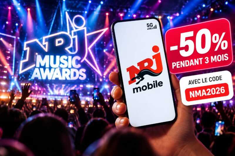 La 5G illimitée à seulement 8,75 € : ce code promo divise le prix de deux forfaits sans engagement par deux
