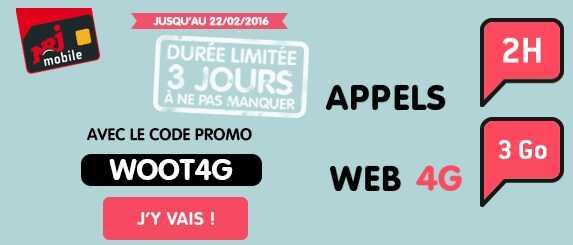 NRJ Mobile : le forfait sans engagement avec 2h d'appels et 3Go en vente flash !