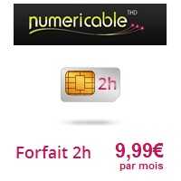 Un nouveau forfait mobile à moins de 10€ disponible chez Numericable