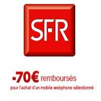 70€ remboursé chez SFR en gardant son numéro