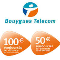 Jusqu'à 100 euros remboursés chez Bouygues Telecom