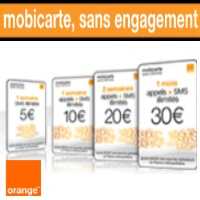 Des appels et SMS illimités à partir de 10€ chez Orange en mobicarte