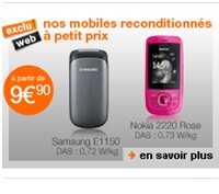 Opération destockage de mobiles chez Orange