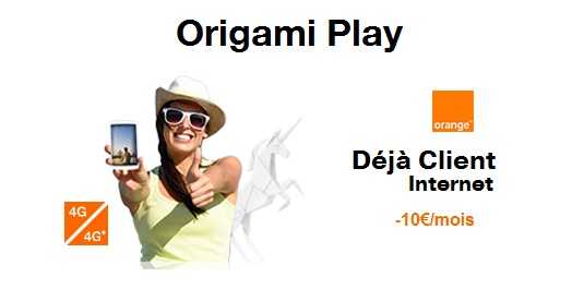 Remise de 10 euros sur les forfaits illimités 5Go ou 10Go uniquement pour les clients Internet Orange