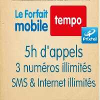 L'offre Tempo en promotion chez Prixtel