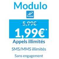 Prolongation de la remise exceptionnelle de 4€ sur le forfait modulo de Prixtel !