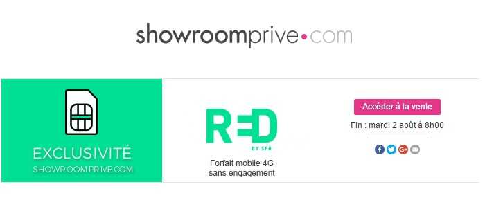 Vente privée Red by SFR : 8 jours de plus pour en profiter !