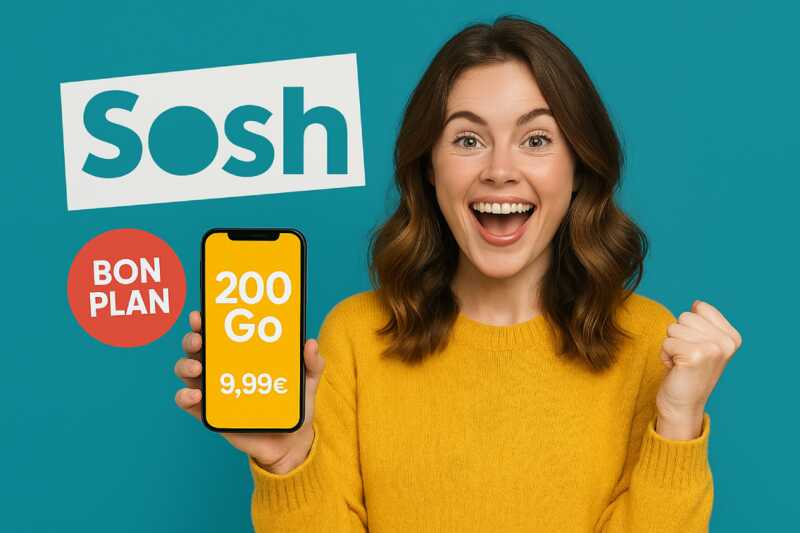 promo forfait SOSH 200Go