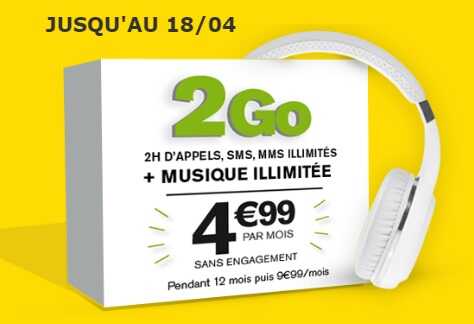 Le forfait sans engagement La Poste Mobile avec 2Go à 5 euros prolongé jusqu’au 25 avril