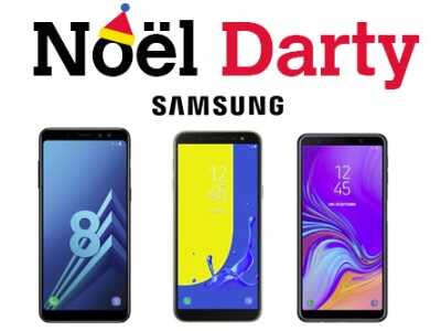 Cadeaux de Noël : des Smartphones Samsung Galaxy à petit prix chez Darty