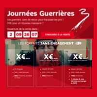 RED BY SFR : Journées guerrières de retour le 09 juin, infos sur les trois forfaits 4G en promo 