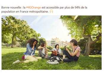 Réseau 4G : Orange toujours en tête couvre plus de 94% de la population