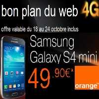 Bon plan Orange : Le Samsung Galaxy S4 mini en promotion !