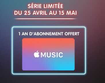 Nouvelle série limitée 100Go + Apple Music offert 1 an chez NRJ Mobile