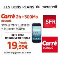 Découvrez les mobiles en promo du mercredi chez SFR !