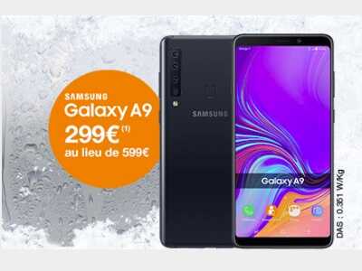 Top affaire : le Galaxy A9 à 299 euros chez SOSH et Orange