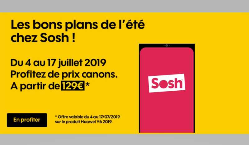 Retrouvez tous les bons plans mobile et internet de l'opérateur SOSH 