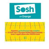 Avec les forfaits SOSH, appelez les mobiles à l'étranger sans surcoût  !