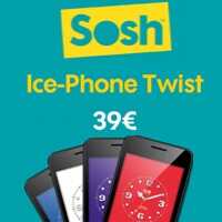 Smartphone à petit prix : Ice-Phone Twist à 39€ avec un forfait sans engagement Sosh 