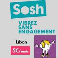 Forfait Mobile Sosh : Option Libon compatible avec les téléphones Android