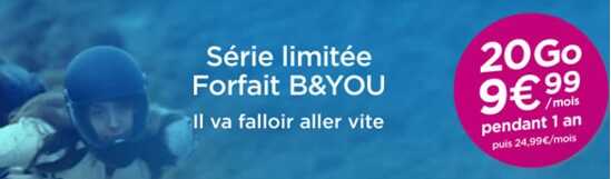 Tic Tac … La Série Limitée 24/24 20Go de Bouygues Telecom s’arrête dimanche !