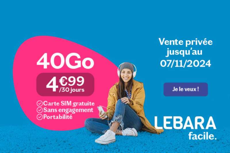 vente privee lebara mobile