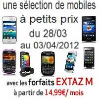 Des mobiles à prix réduits avec un forfait Extaz Virgin Mobile