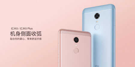 Xiaomi Redmi 5 et Redmi 5 Plus : Un design borderless et un écran 18:9