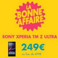  Le Sony Xperia Z Ultra au prix exceptionnel de 249€ avec un forfait sans engagement chez Sosh !