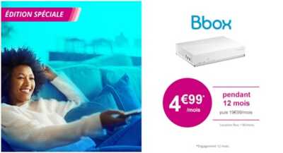 La Bbox de Bouygues Telecom à prix mini jusqu'au 6 novembre