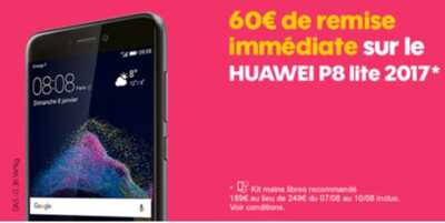La vente flash SOSH sur le Huawei P8 Lite 2017 à saisir immédiatement !