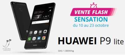 Vente flash Bouygues Telecom : Le Huawei P9 Lite à 1 euro