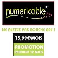 Nouveau forfait numéricable, il s'aligne sur Free 