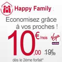 Bon plan Virgin Mobile : 2 forfaits illimités avec 3Go d’internet à 29.99€ !