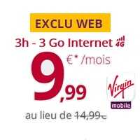 Dernier jour pour profiter d’un forfait 4G avec 3Go de data à 9.99€ chez Virgin Mobile 