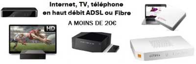 Votre Box à moins de 20€ chez Bouygues, Orange, SFR, Virgin, RED et Virgin !